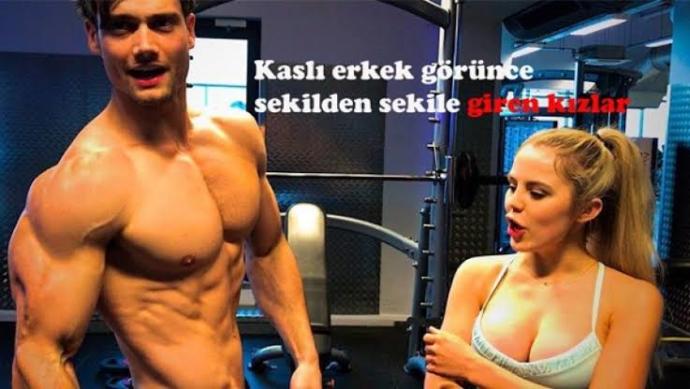 Kızlar sizde kanlı canlı kaslı erkek görseniz şekilden şekile girer misiniz 😀?