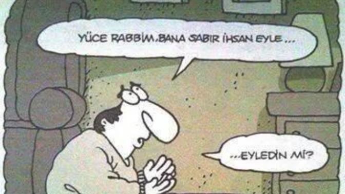 Zamana bırakıp sabretmeyi bilenlerden misiniz yoksa olacaksa hemen olsun diyen sabırsızlardan mısınız?