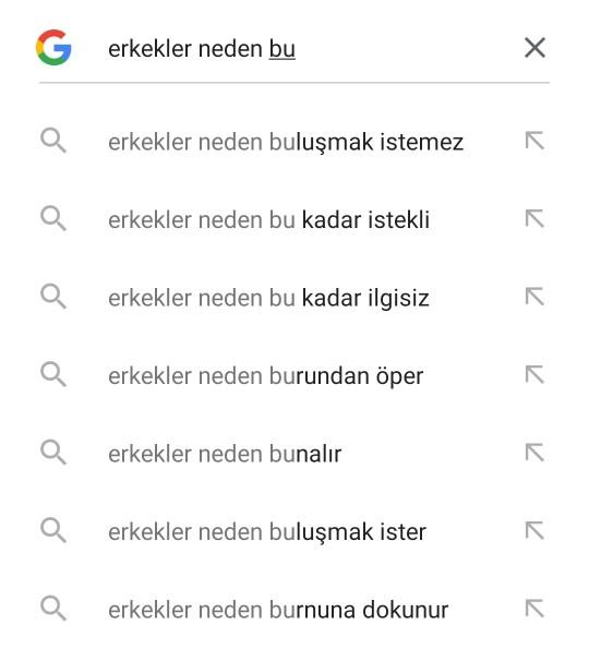 Şimdiye kadar Google veya YouTubeda aradığınız en saçma şey neydi?
