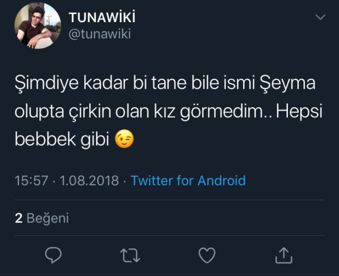 İsmimi ŞEYMA olarak değiştireceğim anlamı kötü değiştirmek zorundayım nasıl sizce ayrıca böyle komik tweeetler buldum?