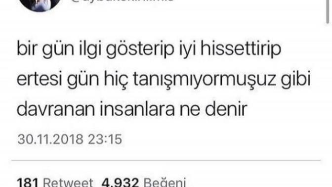 Sizce ne denir?
