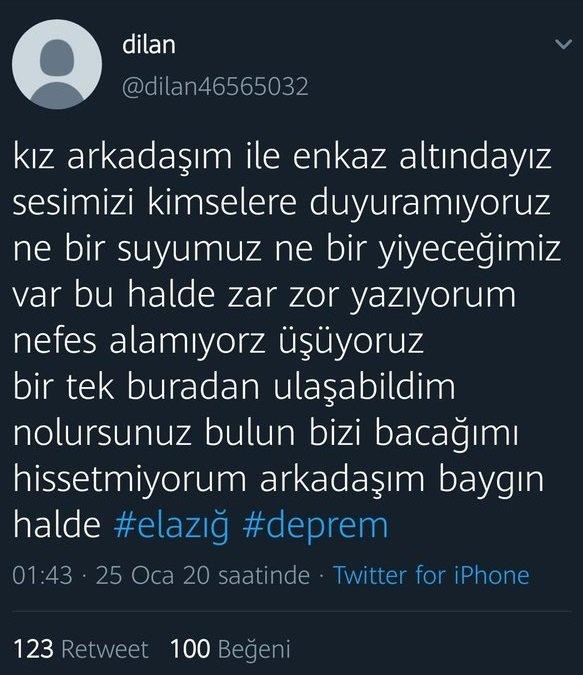 Sahte hesap açıp enkaz altındayım diye tweet attılar! Bu vicdansızlığın cezası ne olmalı?