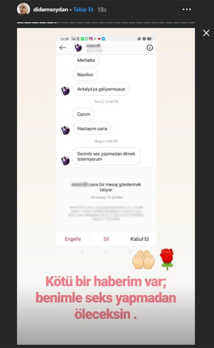 Didem Soydan kendisine gelen seks teklifini ifşa etti! Cinsellik yaşamadan ölmek istemediğiniz bir ünlü var mı?