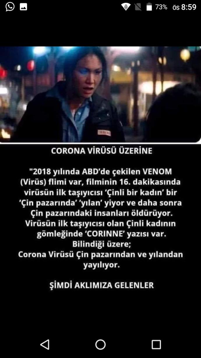 Corona virüsü hakkında ne düşünüyorsunuz?