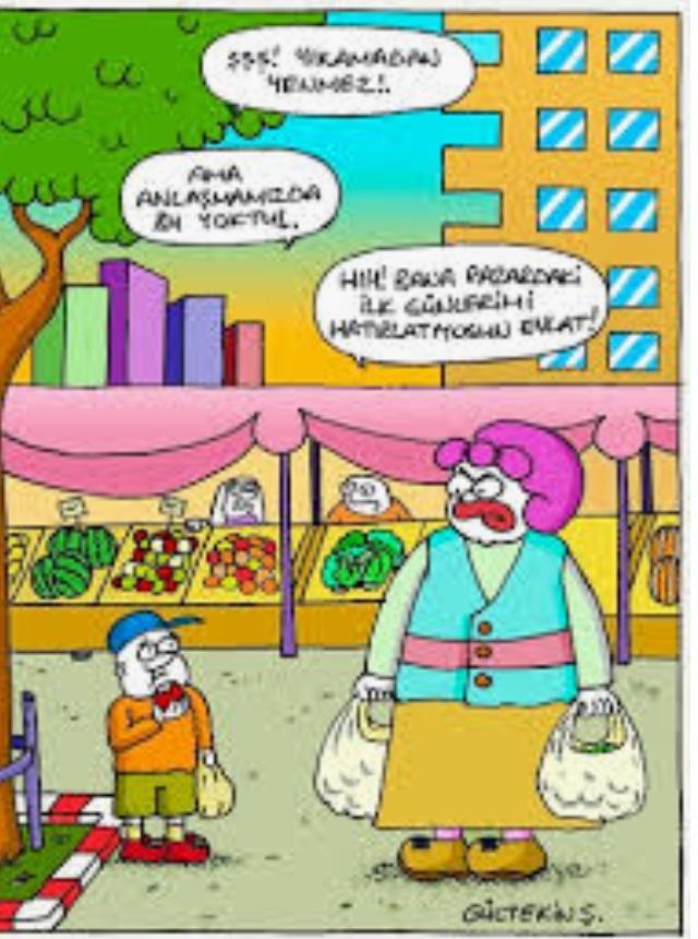 Alışverişe gittiğinizde ilk önce hangi reyona bakarsınız ya da ilk önce ne alırsınız?