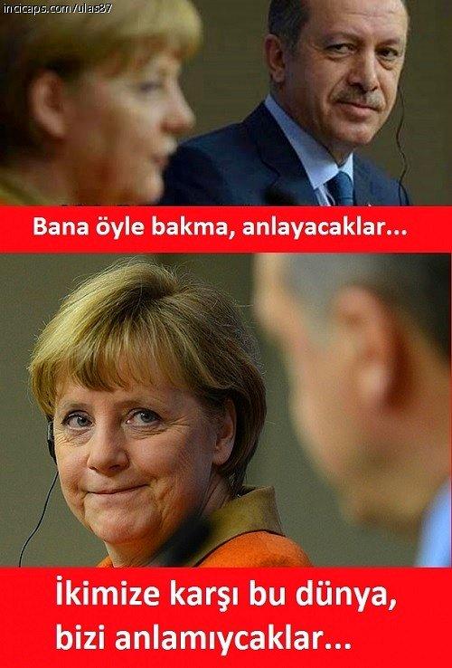 Erdoğan ve Merkel arasında bir aşk olabilir mi?