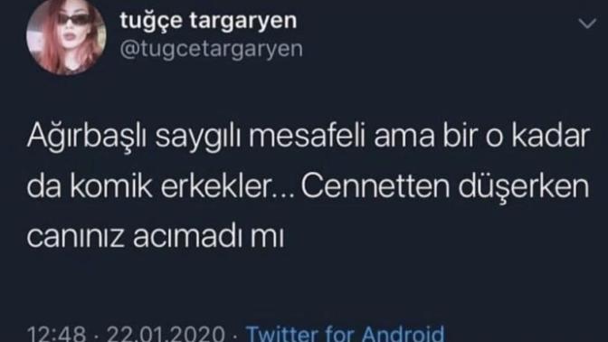 Cennetten düşerken canınız acımadı mı?