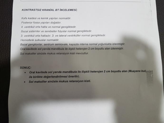 Emar raporu okuyabilir misiniz?