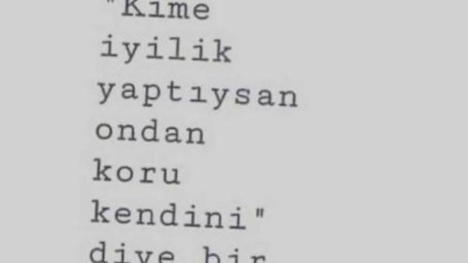 Düşmanını uzakta arama bazen en yakin dadir?