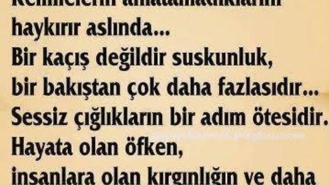 Bir kadın neden "susar"?