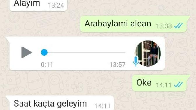 En son attığın mesajda ne yazdın?