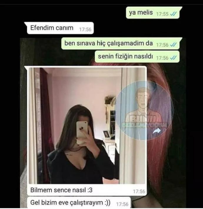 Erkeği Ders Çalışmaya Davet Eden Kız?