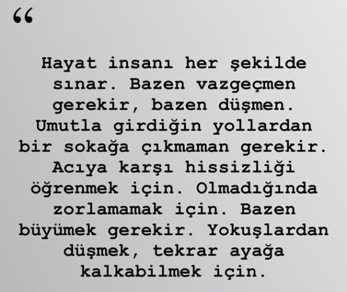 Yeterince düşmedik mi?