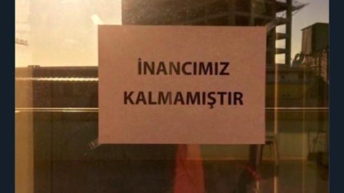 İnancımız kalmamıştır?