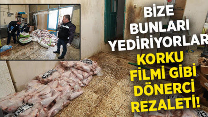 İzmir  Buca'da tavuk döner rezaleti! Yorumlarınız nedir?