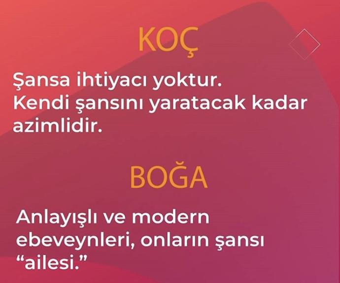 Burçların şansları nelermiş öğrenmek istermisiniz?