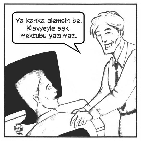 Ask mektubu neyle yazılır? Klavye mi, dolmakalem mi?