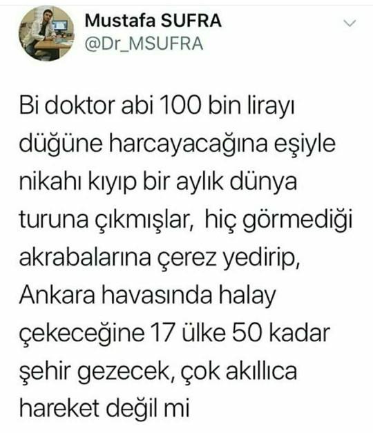 Evlenince düğün yapmak mı yoksa dünya turu mu tercihin?