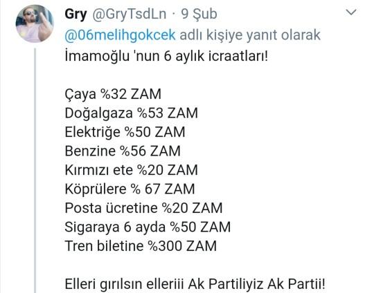 Ekrem İmamoğlunun 6 aylık faaliyetlerini beğeniyor musunuz?