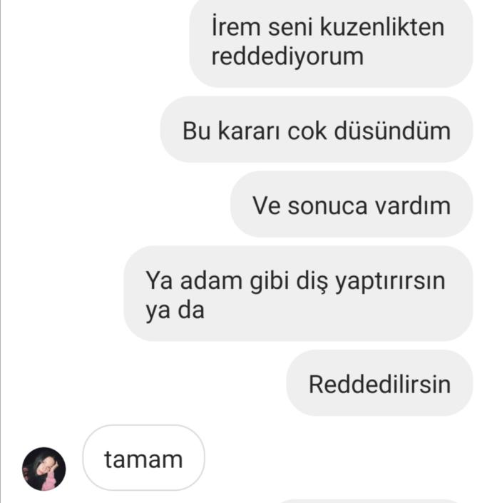 14 yaşındaki kuzenimin bu derece olgun konuşması normal mi 😆?
