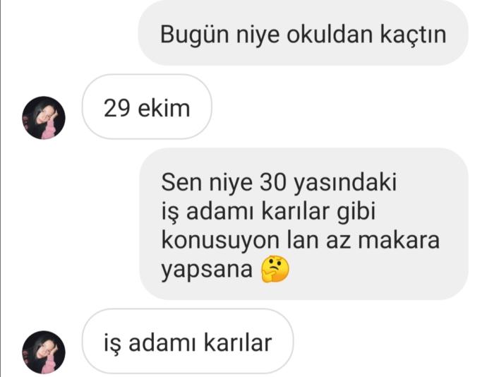 14 yaşındaki kuzenimin bu derece olgun konuşması normal mi 😆?