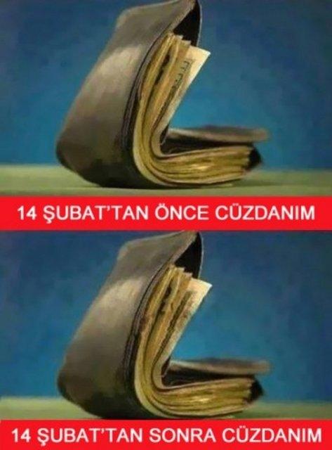 Sevgilisi olamayanın en büyük avantajı cüzdan hep dolu kalır.
