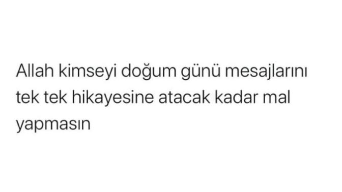 Burada doğum günü mesajlarını hikayesine atanlardan mı yoksa etiketlendiği hikayeleri ekleyenlerden mi bahsediyor?