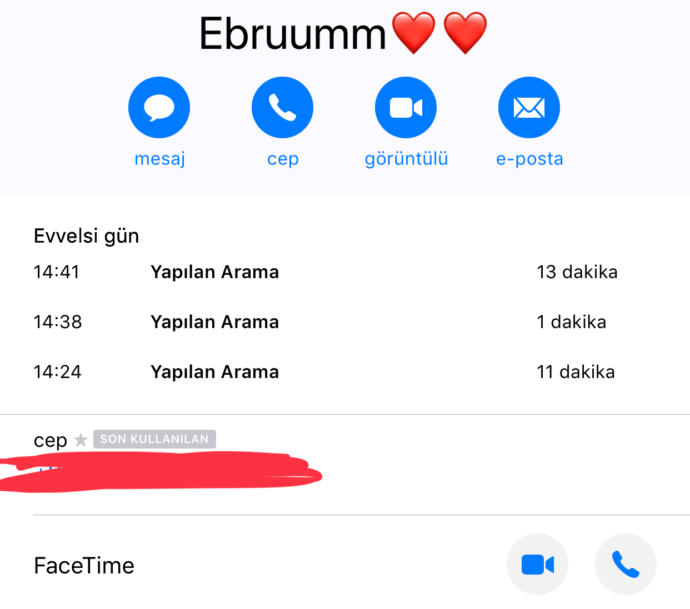 Günlük telefonda konuşma süreniz kaç saat/dakika?