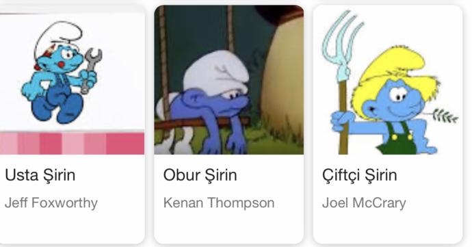 Karakterin hangi şirinin karakteriyle uyum sağlıyor?