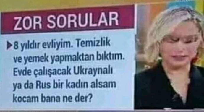 Evlendikten sonra evde eşinize yardımcı olması için yabancı hizmetçi çalıştırır mısınız?