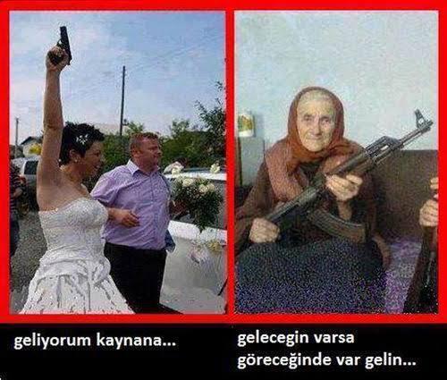 Arabanın ön koltuğuna gelin mi oturmalı kaynana mı?