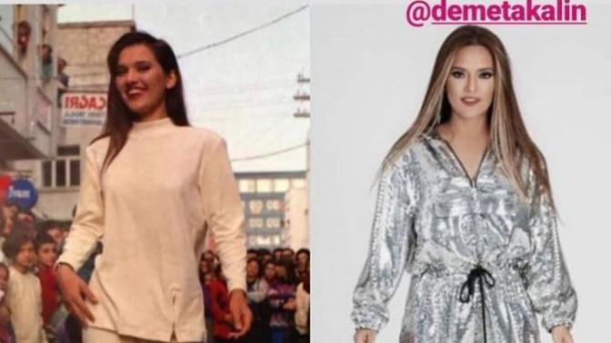 Demet Akalın, 30 yıl önceki halini paylaştı. Sizce değişmiş mi?
