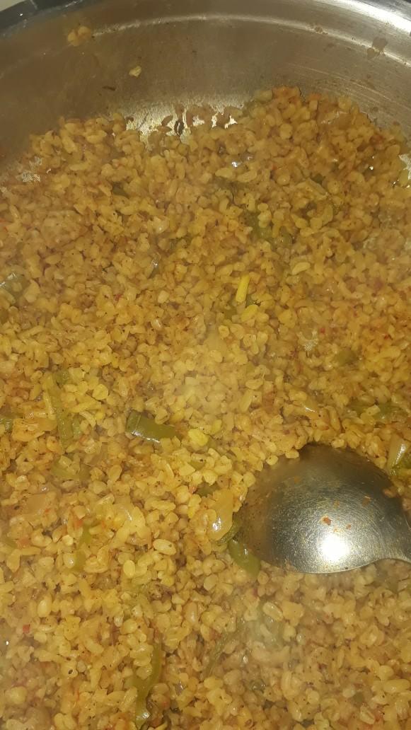 İlk defa bulgur pilavı yaptım olmuşmu?
