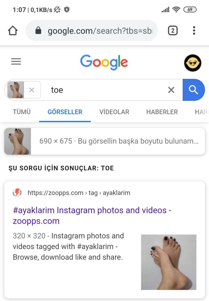 Siyah oje olmuş mu?