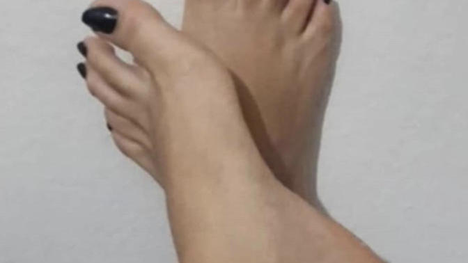 Siyah oje olmuş mu?