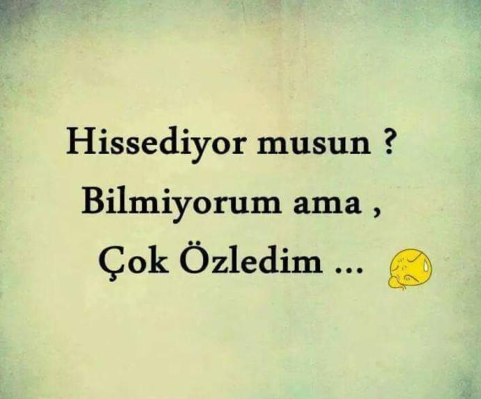 Hissediyormusun?