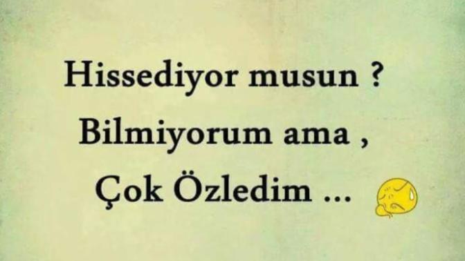 Hissediyormusun?
