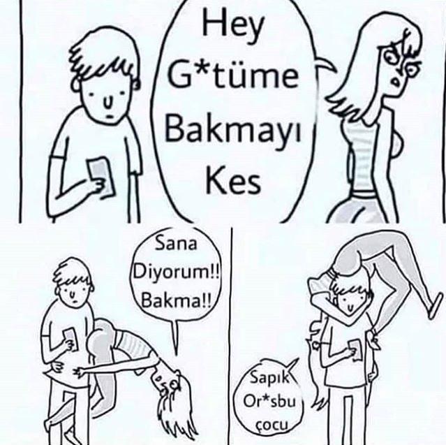 Erkekler herşey meme değil tamam mı herşey meme değil ok?