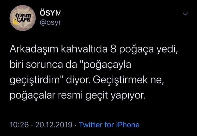 Bir oturuşta kaç poğaça götürürsün?