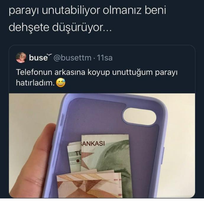 Parayı koyduğunuz yerde unuttuğunuz oluyor mu?