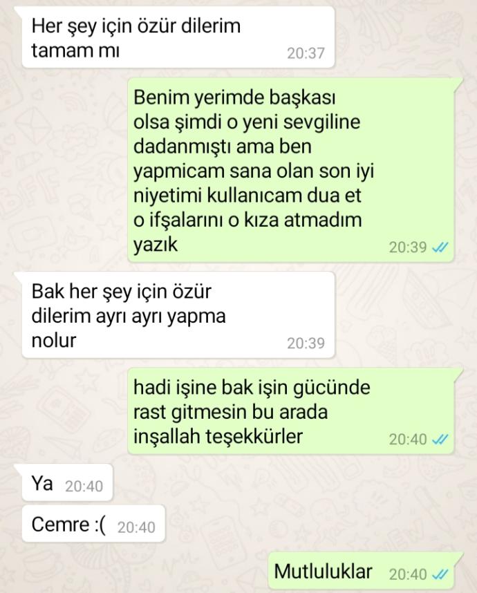 Bir ilişkinin daha sonuna geldik öyle mi (resimli)?