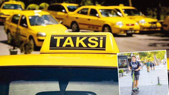 Taksicilerin yeni hedefi elektrikli Scooter! Sizce bu sefer kim kazanır?