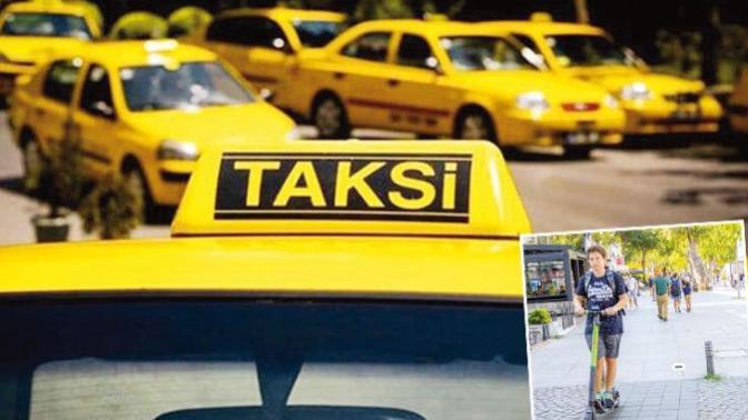 Taksicilerin yeni hedefi elektrikli Scooter! Sizce bu sefer kim kazanır?