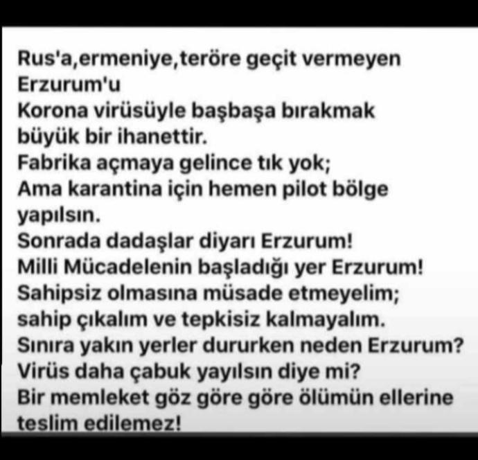 Sınırlar da ki hastalar neden Erzuruma gönderiliyor?