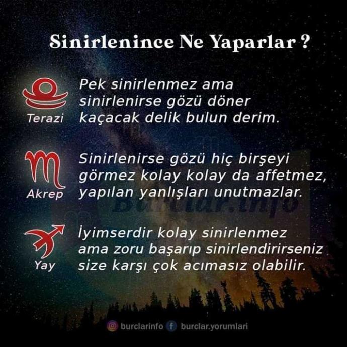 Burçlar sinirlenince ne yaparmış? Sizler sinirlendiğiniz zaman neler yaparsınız KScanlar?