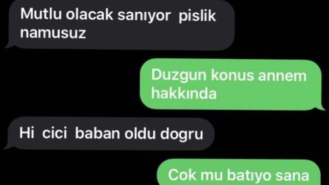 Dayım annemin evlenmesini istemiyor ve bana boyle mesaj attı?