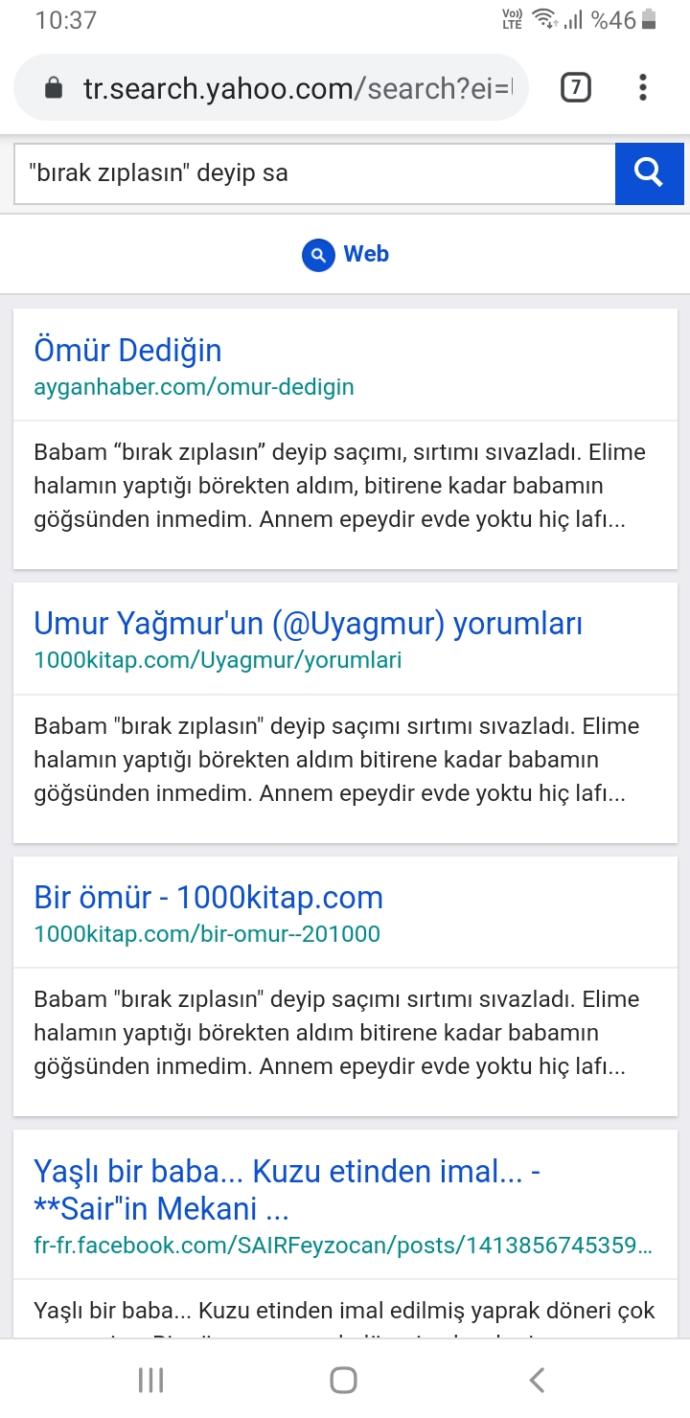Sizin ömrünüz nasıl geçti?