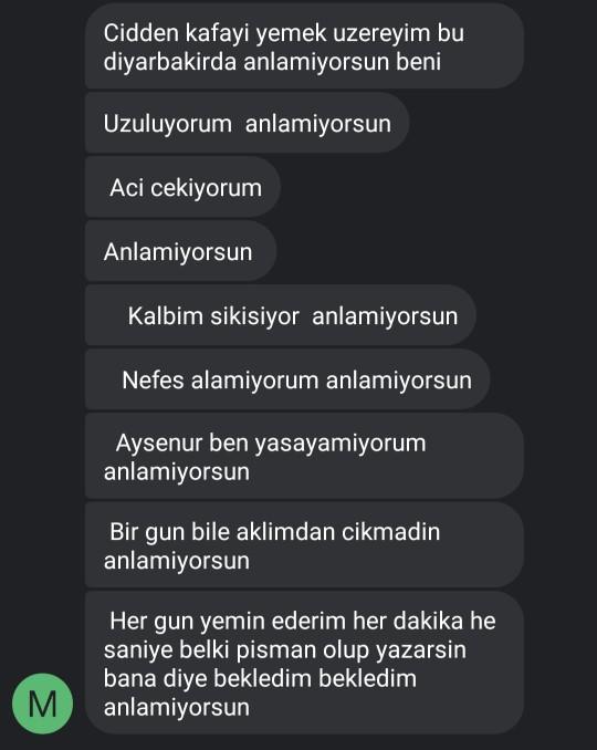 Sevgilim saçma sapan kıskançlığı yuzunden benden ayrıldı 14 gun sonra boyle yazmıs barıssam mı?