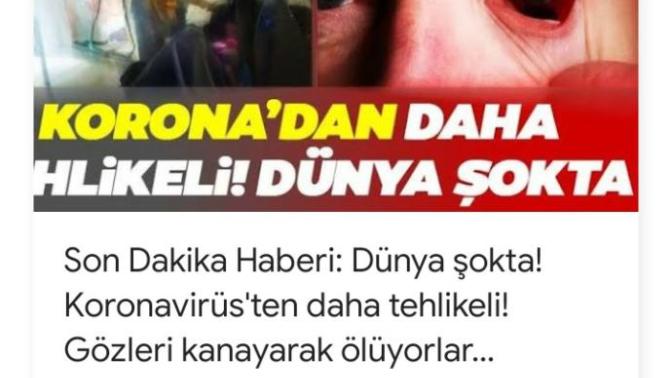 Corona virüsü arkasından yeni bir virüs tehtit olmaya başladı, acaba siz hangisine yakalanıcaksınız?