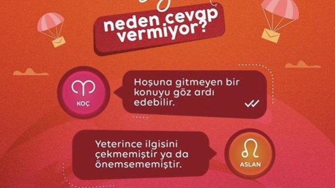 Burçlar mesajlara neden cevap vermiyor?